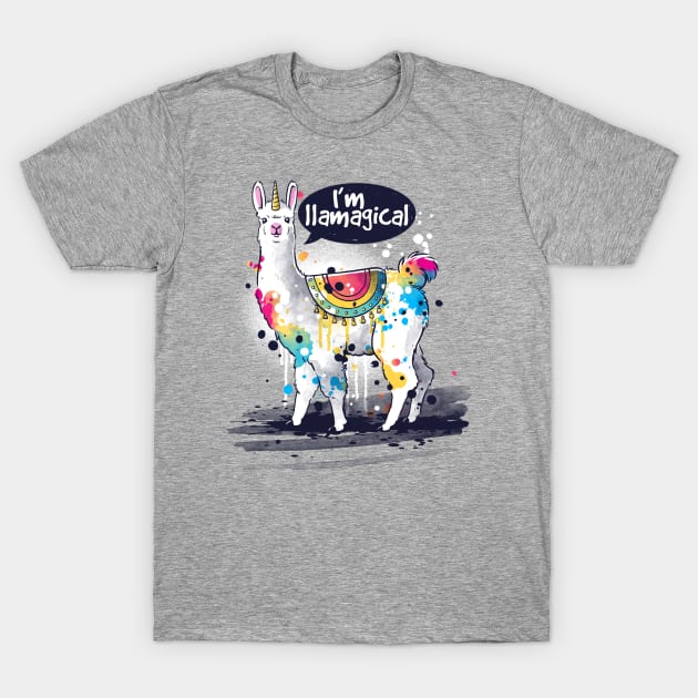 Llamagical llama T-Shirt by NemiMakeit